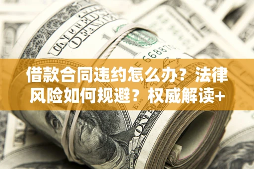 济南借款合同违约怎么办？法律风险如何规避？权威解读+实用指南